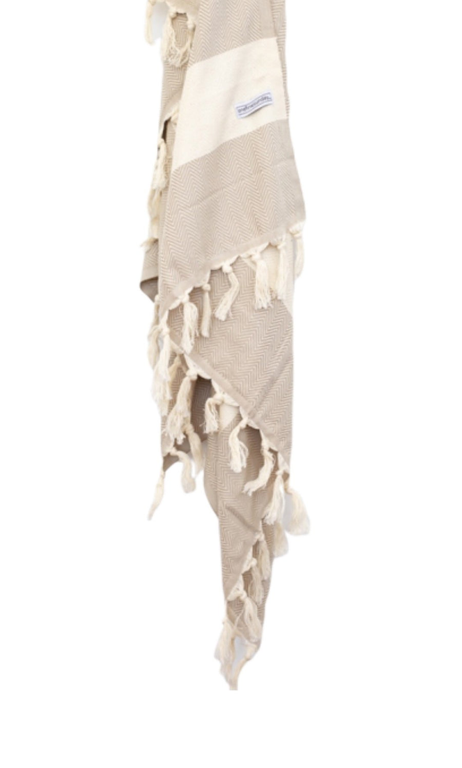 Onefinesunday Co - Signature Turkish Towels in Zigzag Beige