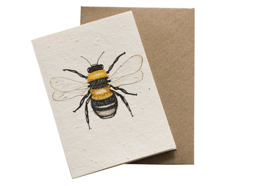 Hello Petal - Honey Bee Plantable Card