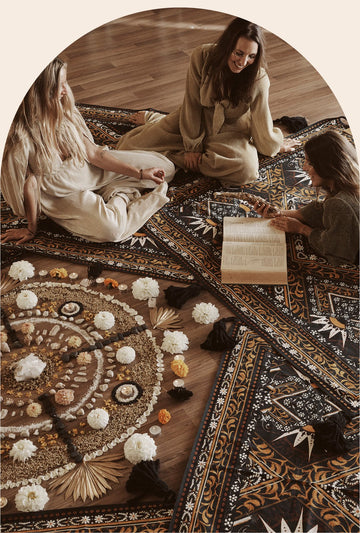 Wandering Folk - Moon Shadow Picnic Rug